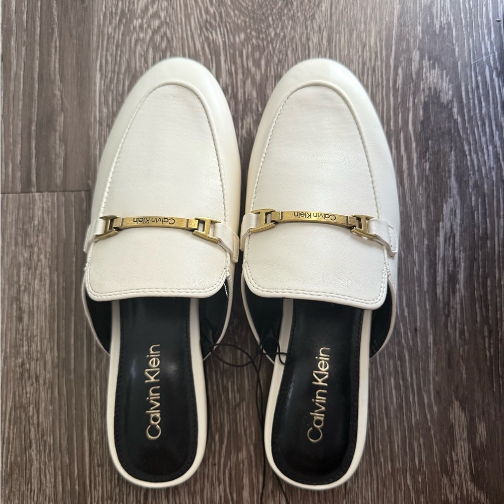 Calvin Klein Loafers with Gold Accent